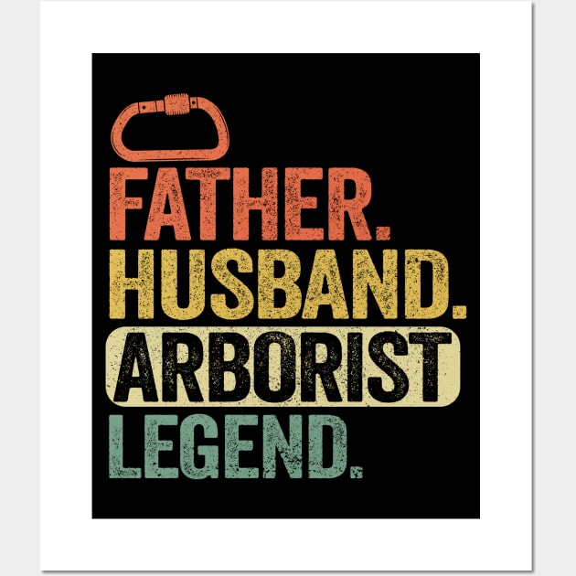 Father Husband Arborist Legend Gift Father's Day Wall Art by Kuehni